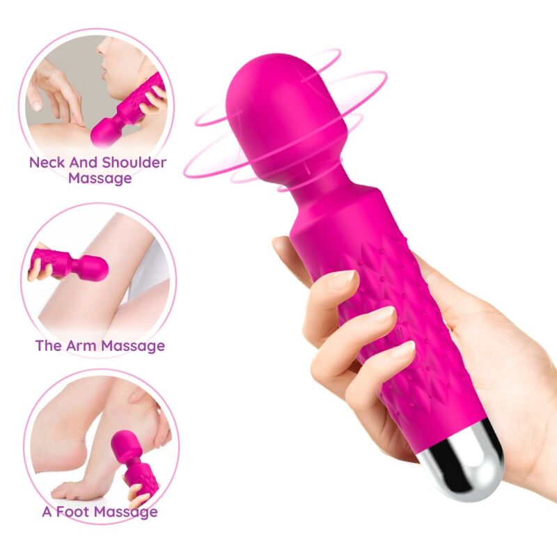 ARMONY Postman vibratore clitorideo con testa flessibile, fucsia