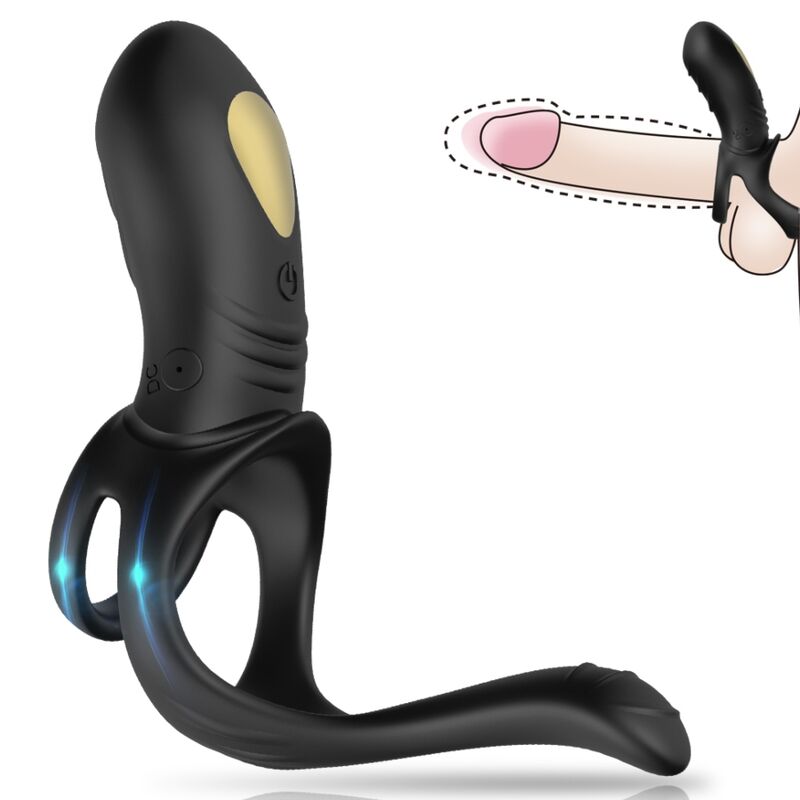Anello vibrante per pene ARMONY Joy Jumper con due anelli