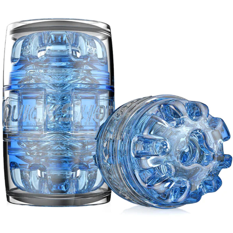 Masturbatore Quickshot Turbo aperto con intensa sensazione di suzione FLESHLIGHT