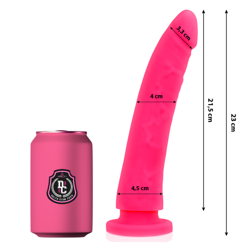 Dildo in silicone rosa DELTACLUB
