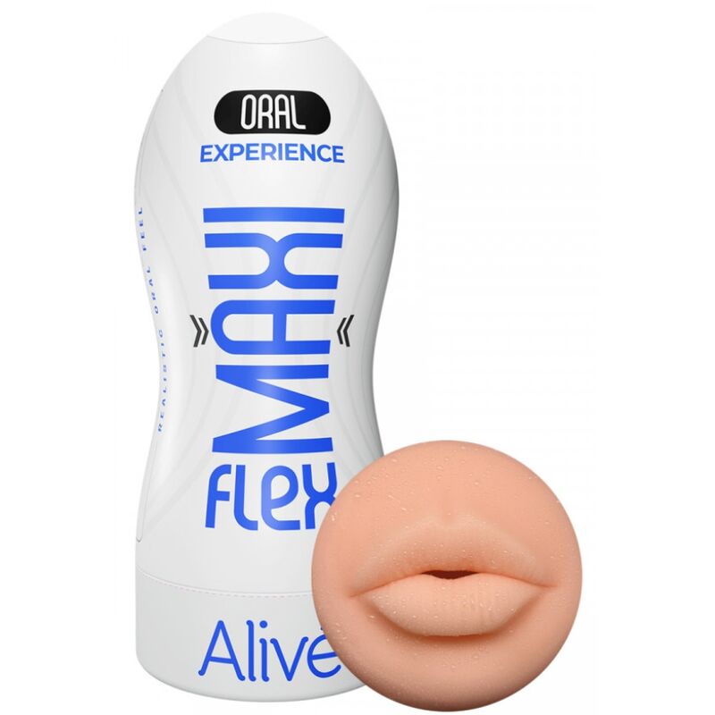 Masturbatore orale maxi L con simulazione realistica del sesso orale ALIVE