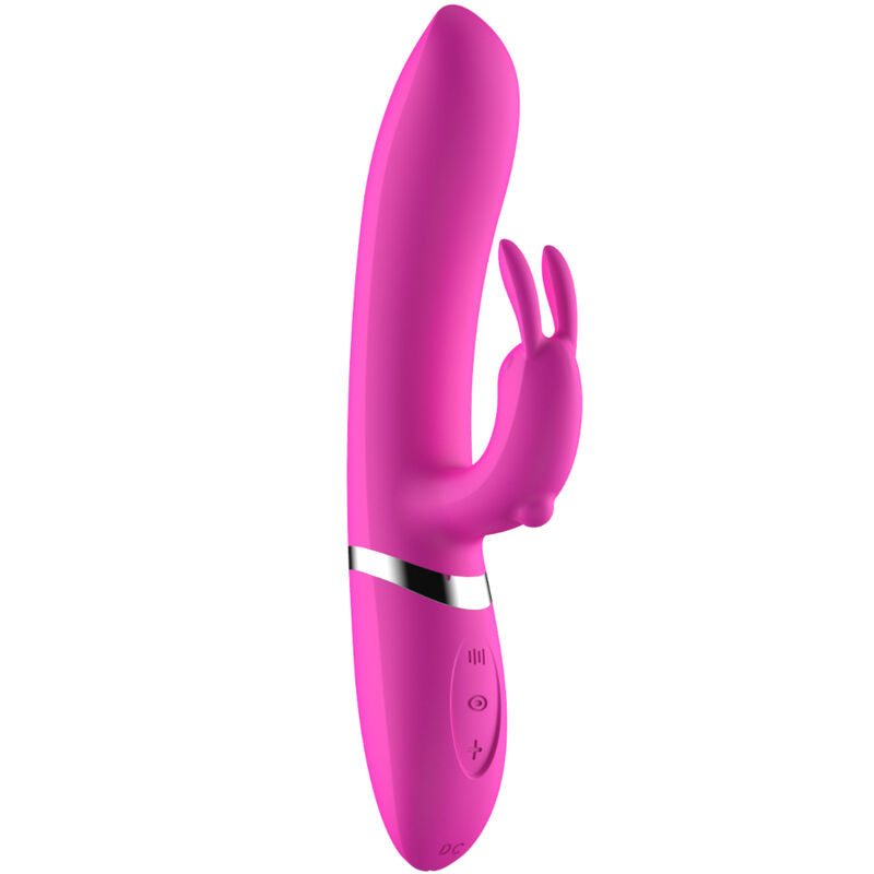 Vibratore rabbit in silicone fucsia con 16 modalità di vibrazione ARMONY