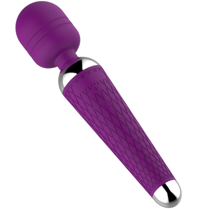 Vibratore wand viola con testina flessibile e 10 programmi ARMONY