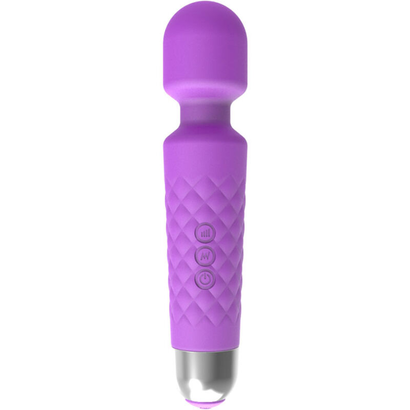 Mini massaggiatore vibrante viola con 26 programmi intensi ARMONY