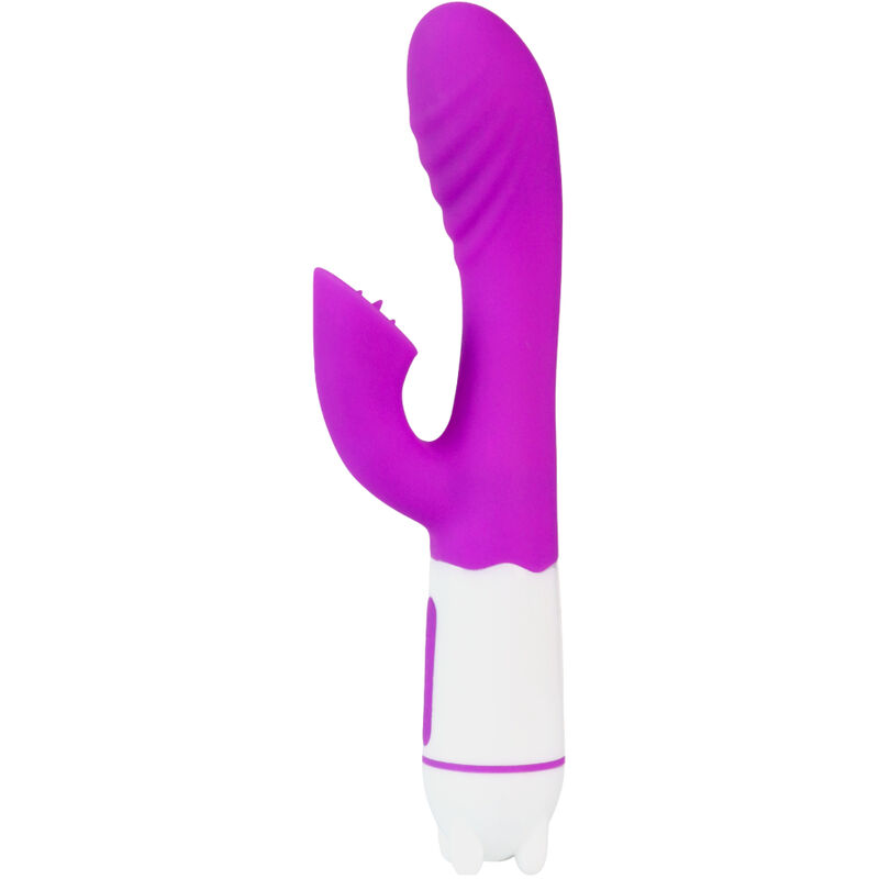 Vibratore a forma di lingua viola in silicone morbido, 36 programmi ARMONY