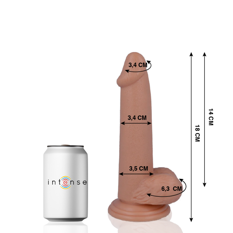 Mr. Intense Nr. 10 dildo realistico con ventosa