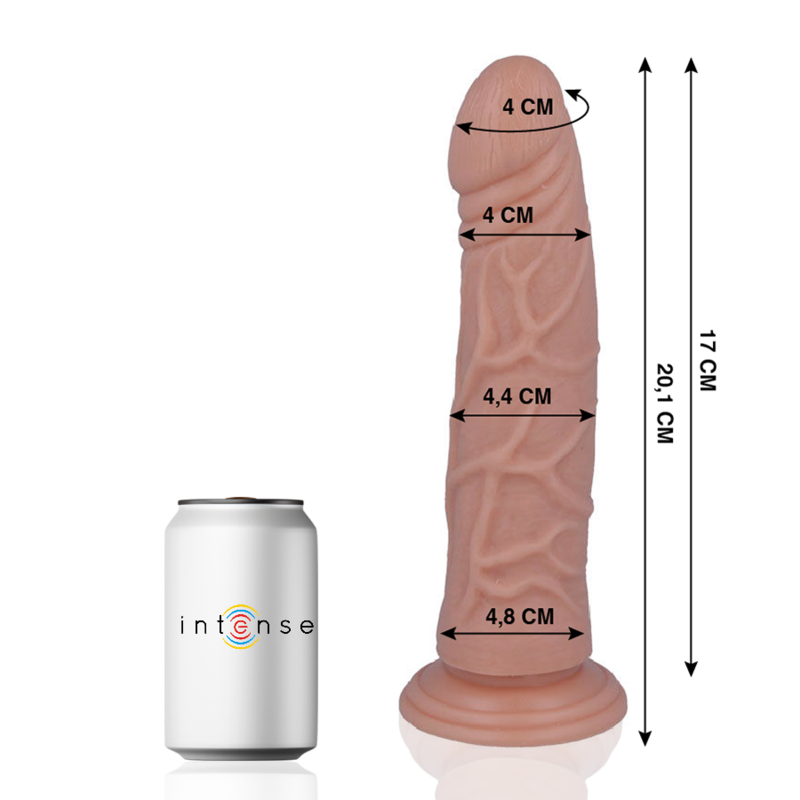MR. INTENSE dildo realistico con ventosa, 20,1 cm