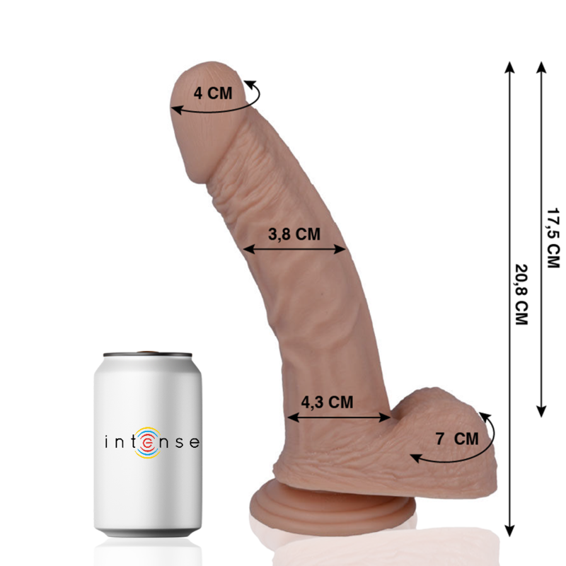 MR. INTENSE 23 dildo realistico, 20,8 cm
