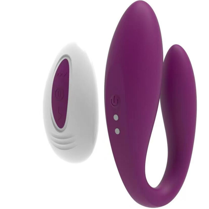Vibratore di coppia con telecomando e 7 programmi viola ARMONY