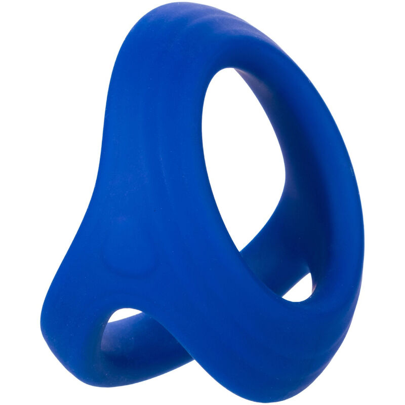 CalExotics Admiral anello fallico blu senza vibrazione con doppio anello