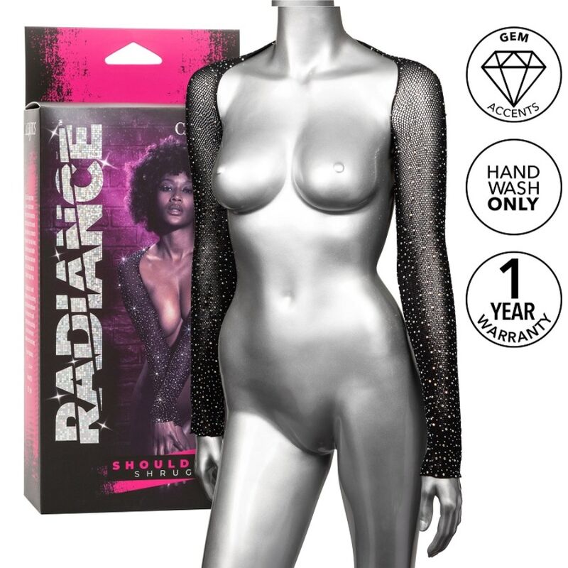 Coprispalle in mesh con strass CalExotics Radiance