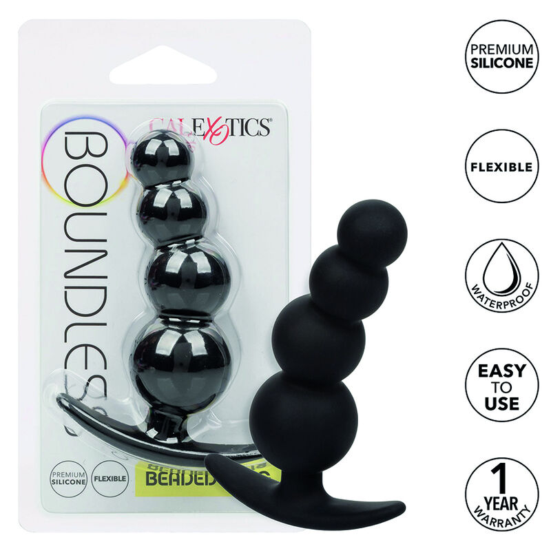 Plug anale in silicone CalExotics Boundless Beaded