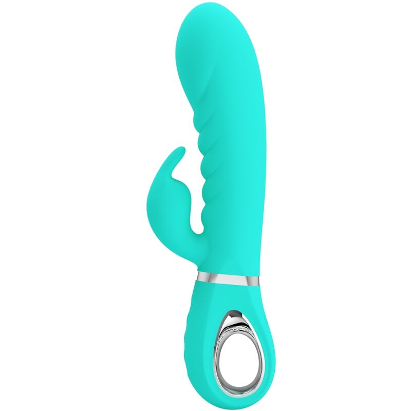 Vibratore per il punto G Pretty Love Prescott color acquamarina