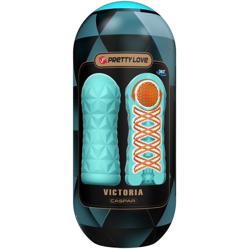 Masturbatore Pretty Love Victoria Caspar verde acqua