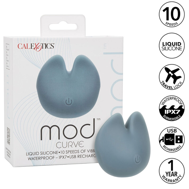 CalExotics Mod Curve vibratore per clitoride, blu