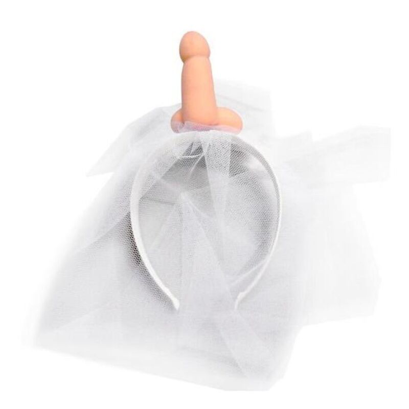 DIABLO PICANTE Velo da sposa con dettaglio a forma di pene