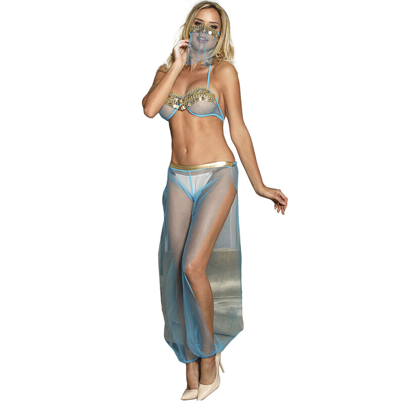 Set lingerie SUBBLIME India Style, blu, L/XL