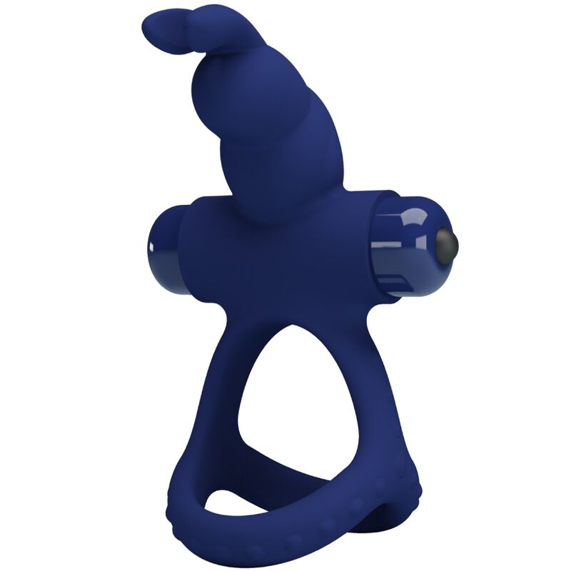 Anello vibrante per pene Pretty Love Luchito, blu