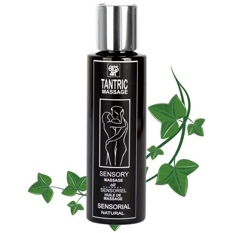 EROS-ART Olio da massaggio tantrico senza aromi aggiunti, 100 ml