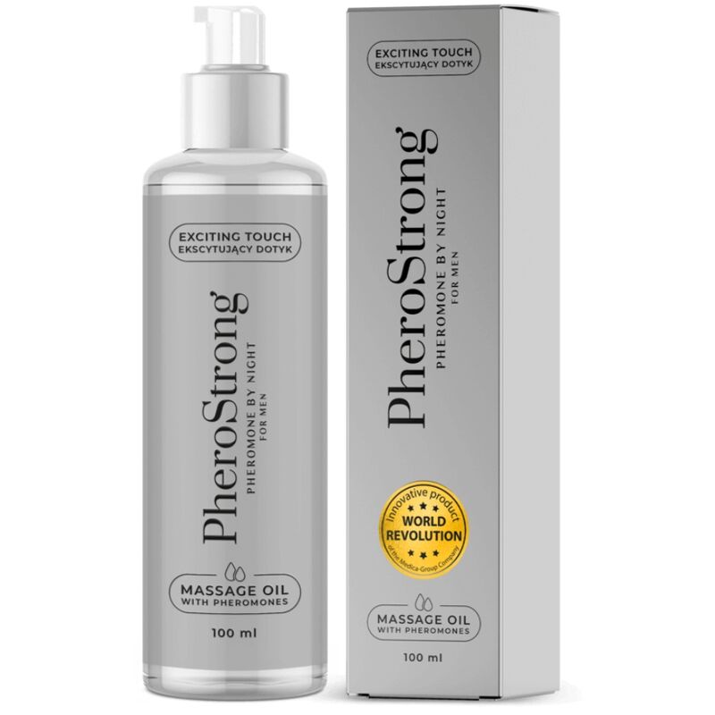Olio da massaggio PheroStrong By Night da uomo, 100 ml