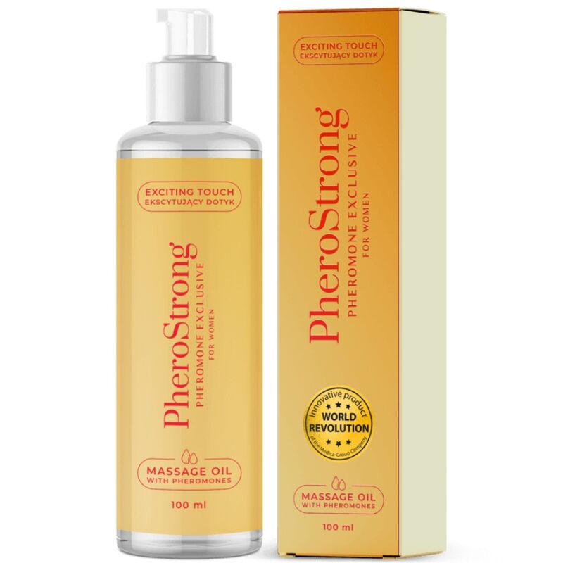 Olio da massaggio PheroStrong Exclusive da donna, 100 ml