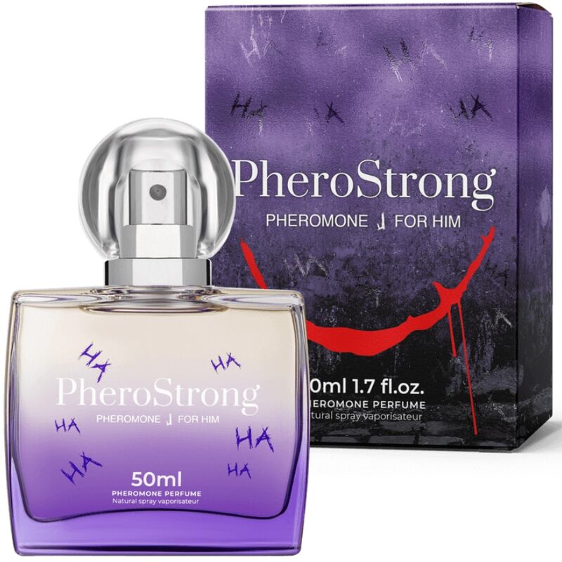 PheroStrong J for Him, profumo ai feromoni da uomo, 50 ml