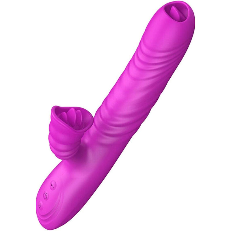 Vibratore rabbit con doppia linguetta e funzione riscaldante per un piacere intenso ARMONY
