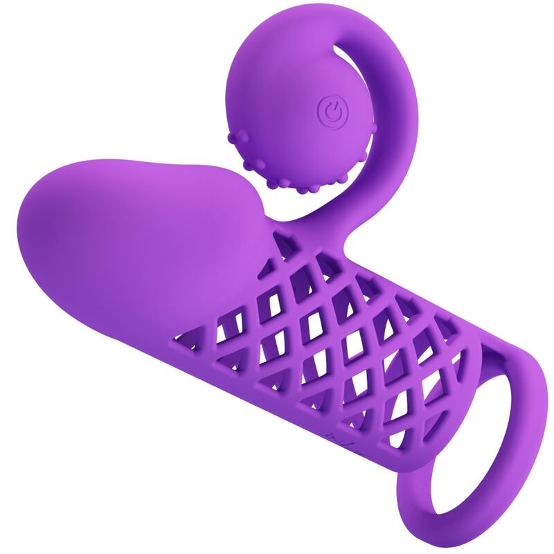 ROMANCE Harden manicotto per pene vibrante, viola