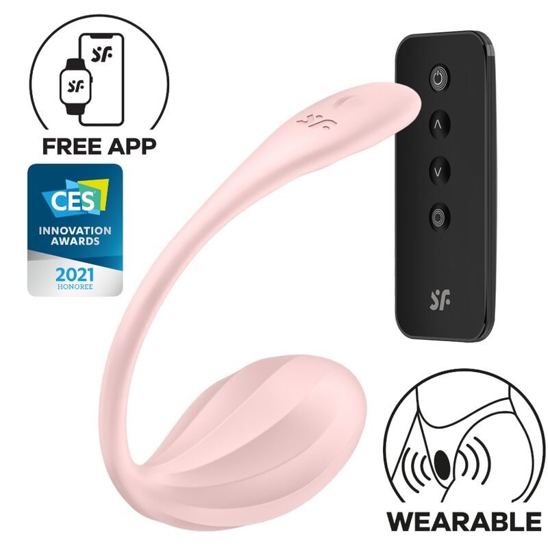 Satisfyer Ribbed Petal vibratore per il punto G, rosa