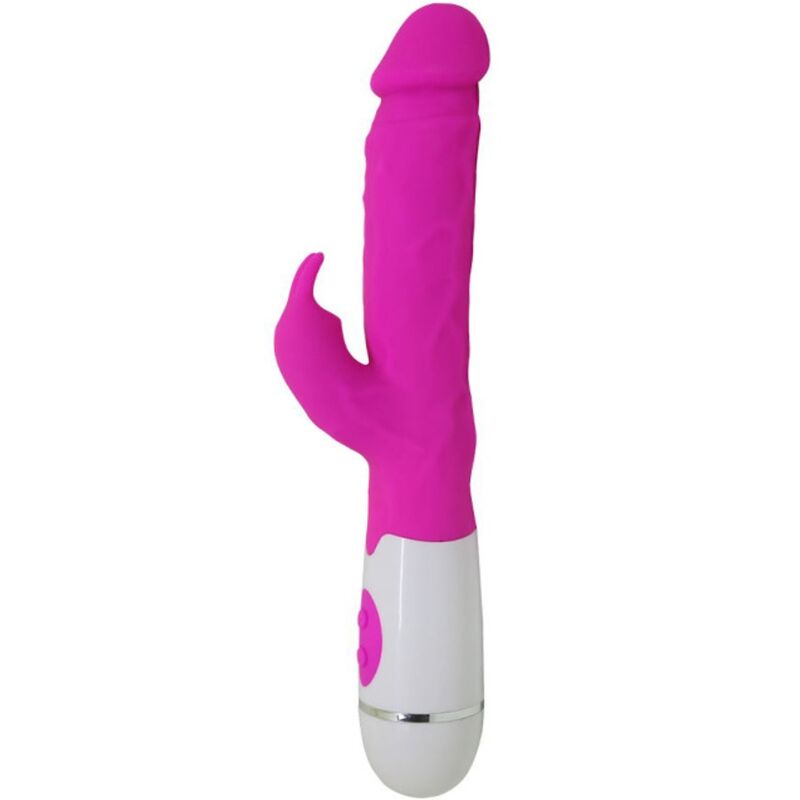 Vibratore rabbit rosa in silicone con 16 modalità di vibrazione ARMONY