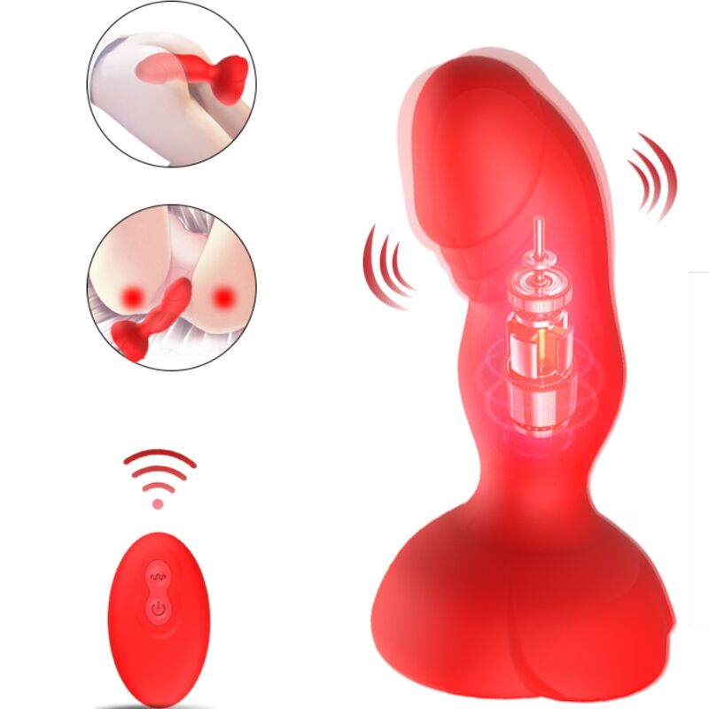 Vibratore anale con plug e telecomando per una stimolazione intensa ARMONY