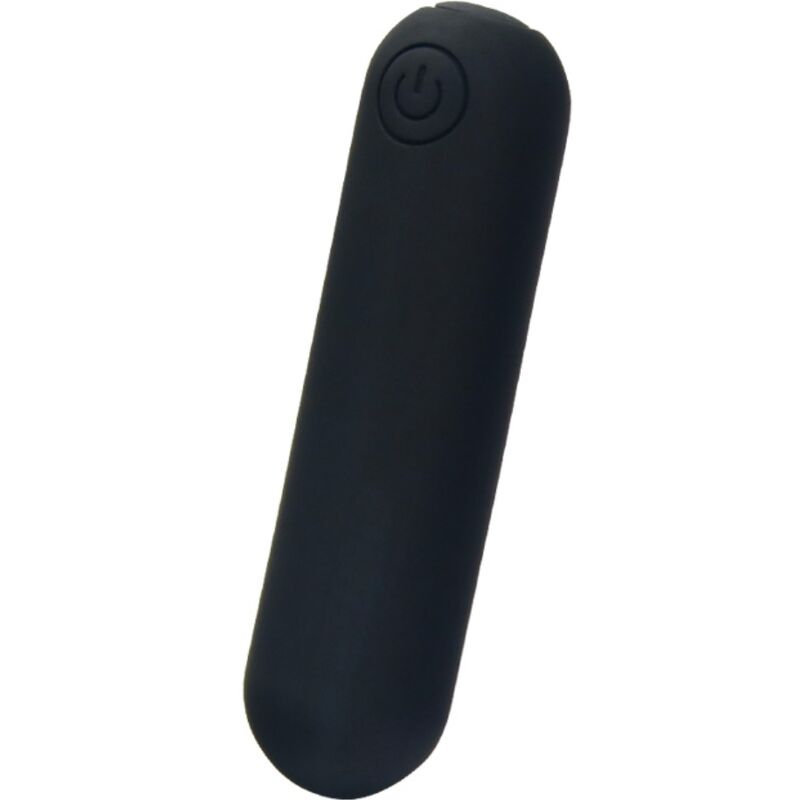 Mini vibratore bullet in silicone con 10 programmi, impermeabile, nero ARMONY