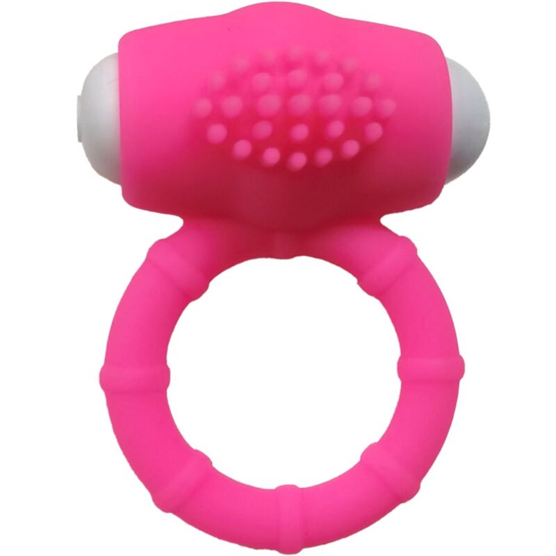 Anello vibrante per il pene in silicone rosa, per orgasmi di coppia intensi ARMONY