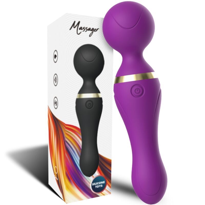 Vibratore clitorideo ARMONY Freeza con testa flessibile, viola