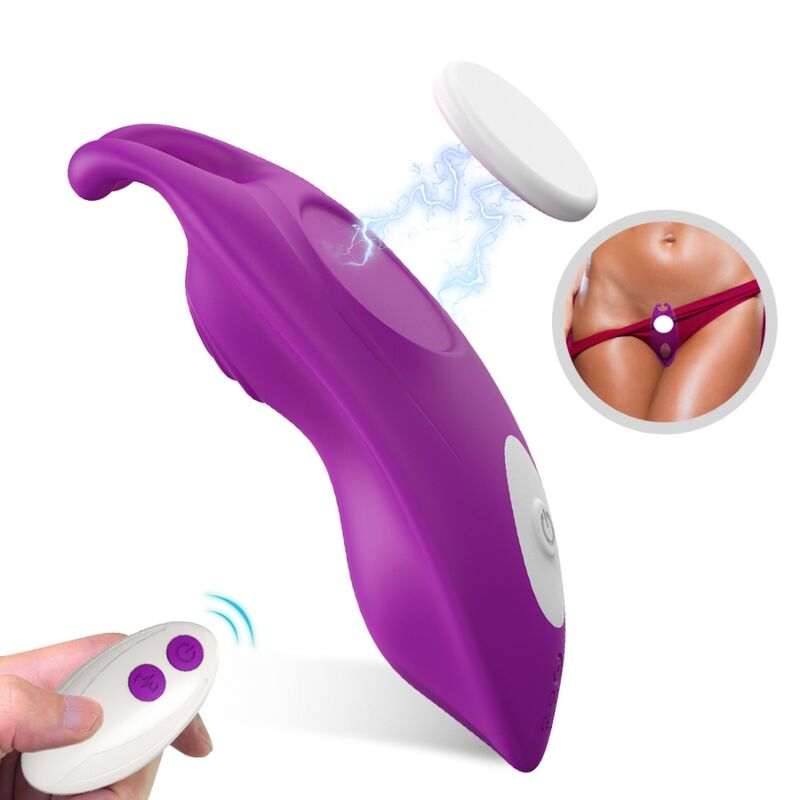 Vibratore clitorideo indossabile ARMONY Honeybee con telecomando, viola