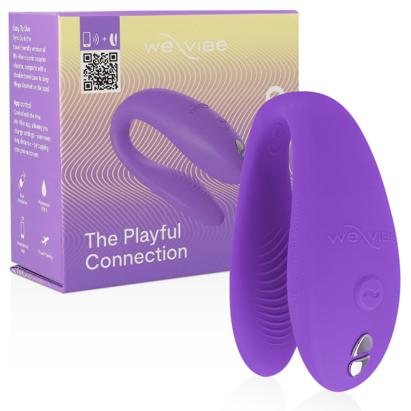 Vibratore di coppia a forma di C con 9 modalità di vibrazione e ricarica USB, ideale da portare in viaggio WE VIBE