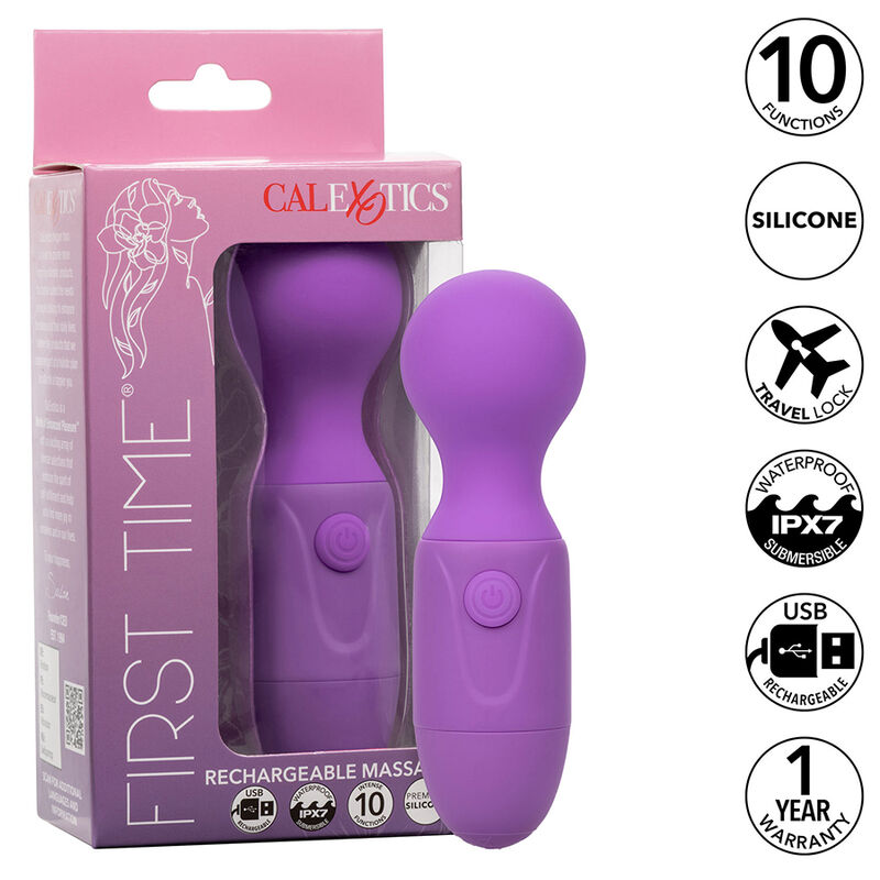 Massaggiatore a bacchetta CalExotics First Time, viola