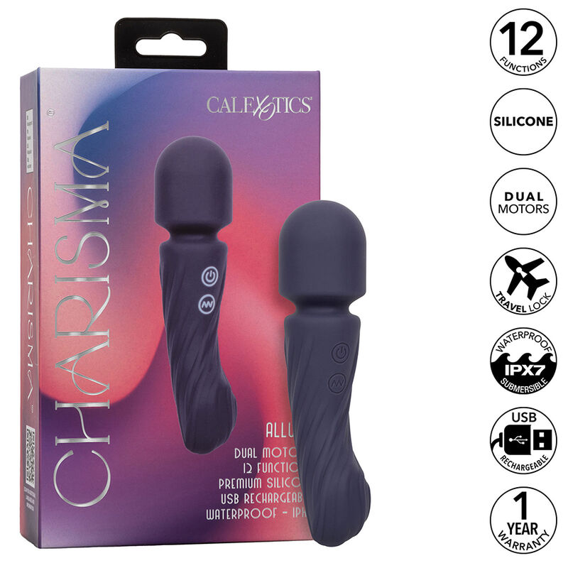 Vibratore wand CalExotics Charisma Allure con due motori