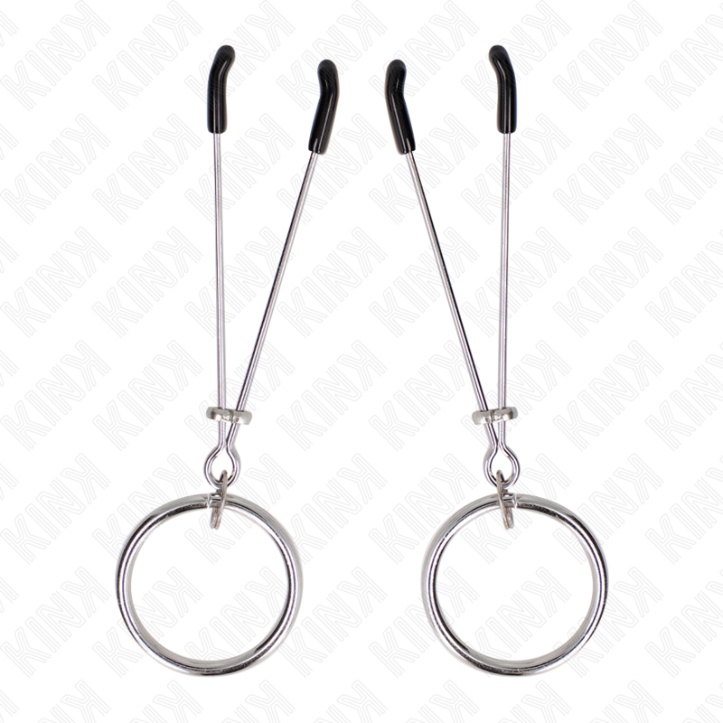 Pinze per capezzoli KINK con anello a O, 7 cm