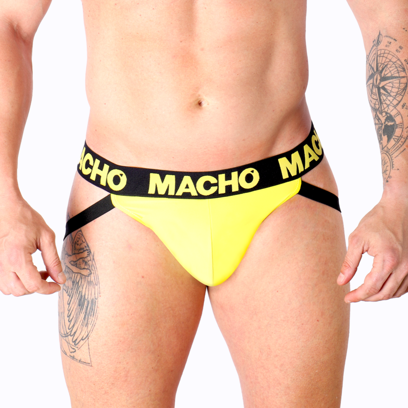 Jockstrap MACHO MX25A in Lycra, giallo
