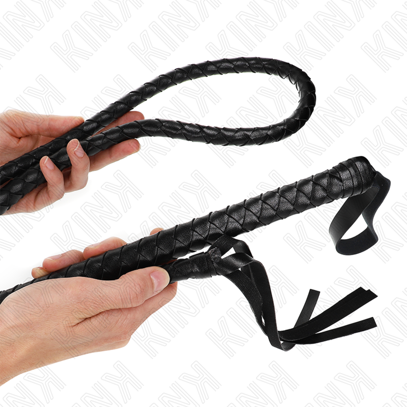 Frusta KINK Long Black Snake, 210 cm