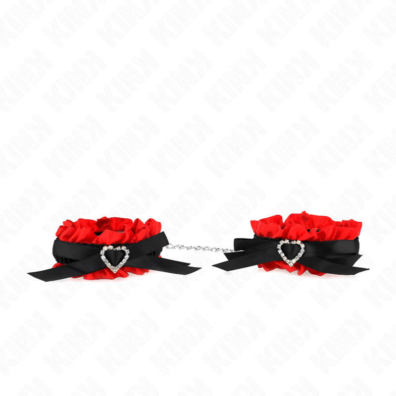 Polsini KINK elasticizzati in pizzo con dettagli a cuore