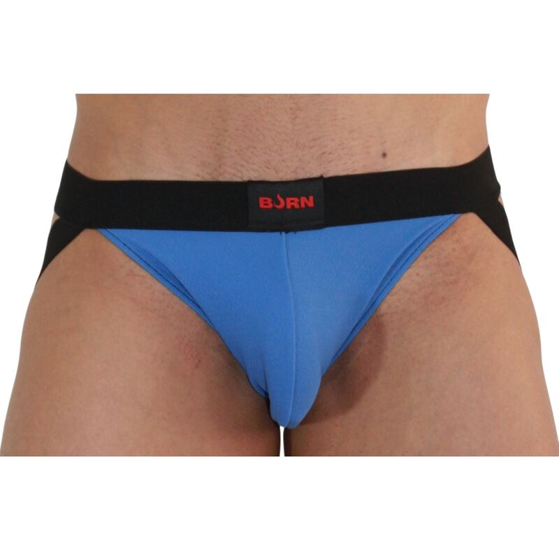 Jockstrap BURN 008 blu e nero, taglia L