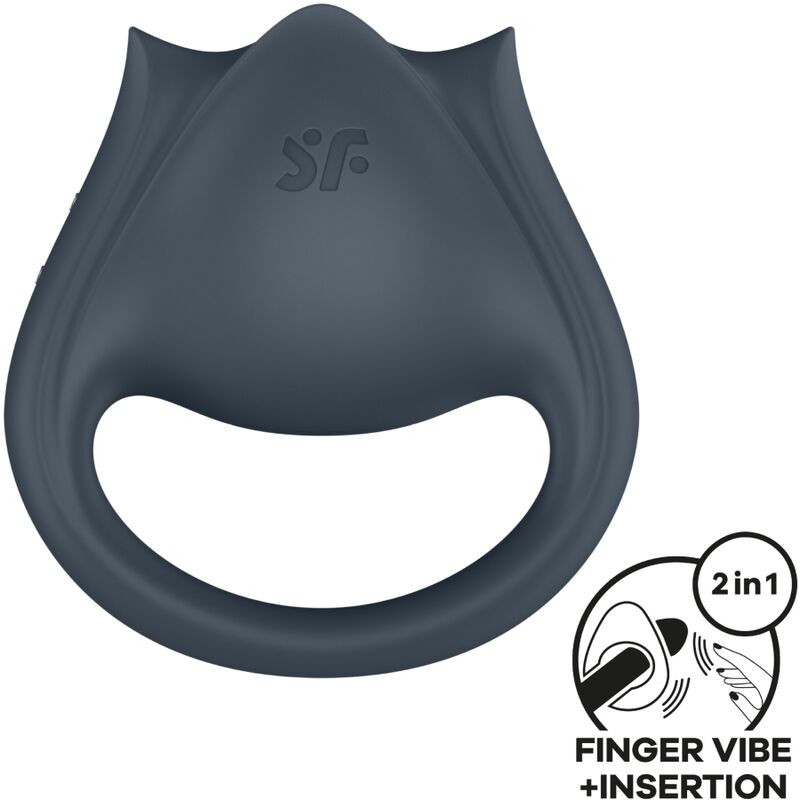 Satisfyer Perfect Pair 2, anello vibrante con stimolatore per il dito