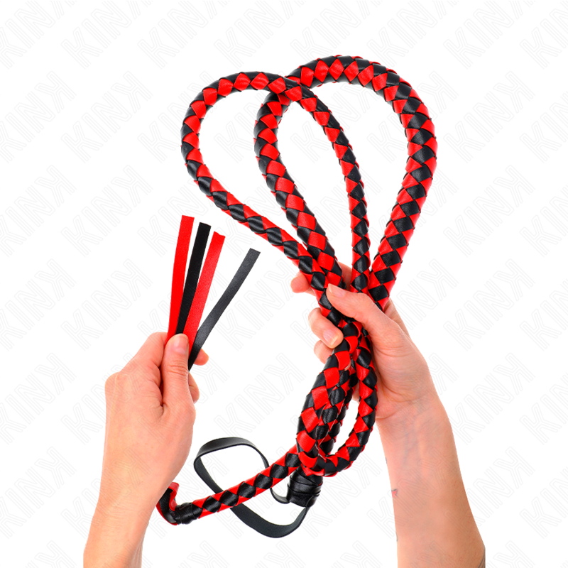 Frusta KINK Red Long Snake, 210 cm
