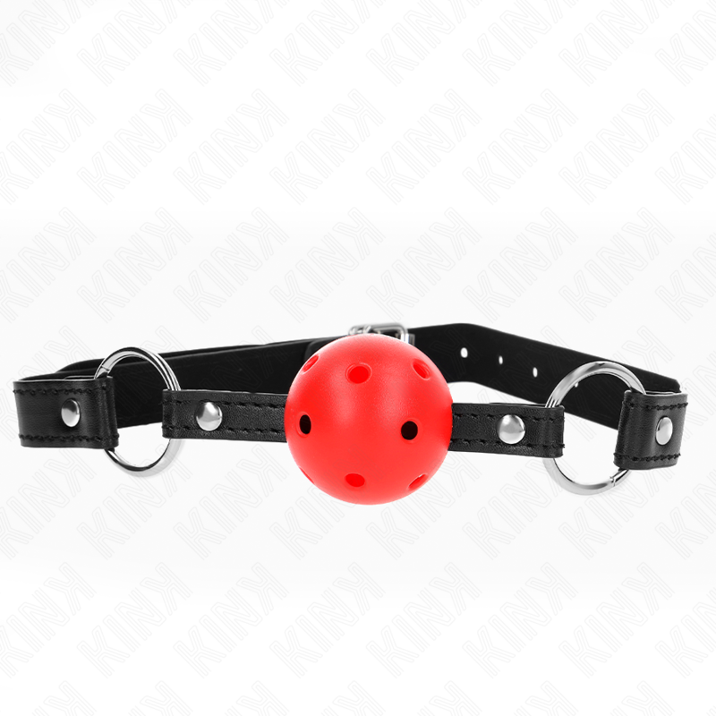Bavaglio KINK rosso con sfera cava da 4,5 cm