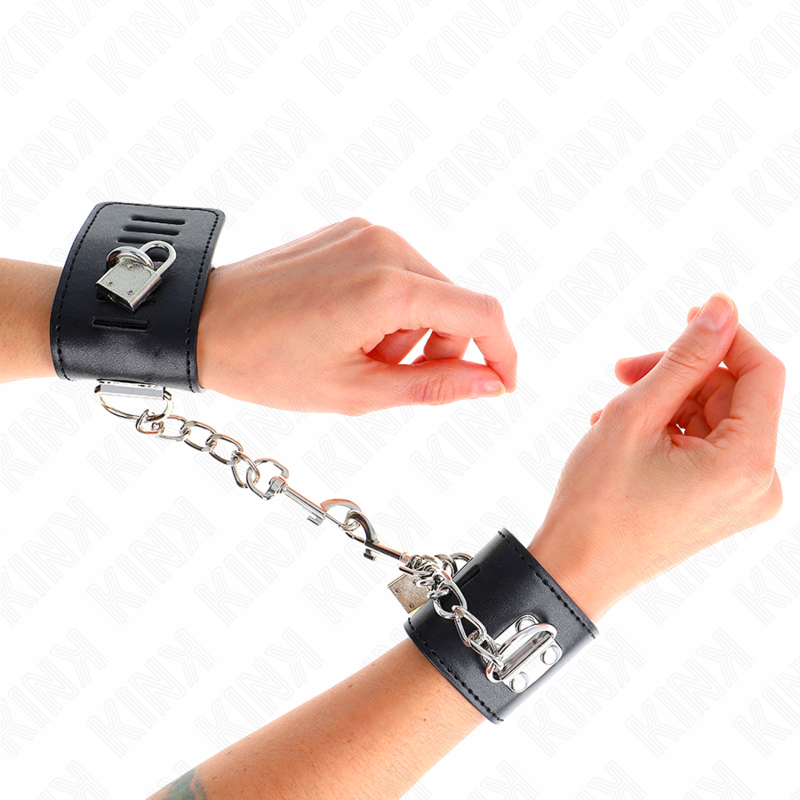 Manette KINK nere regolabili con lucchetto