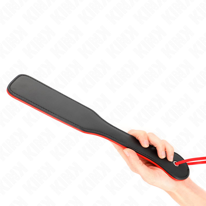 Paddle KINK rosso e nero, 32 × 6 cm