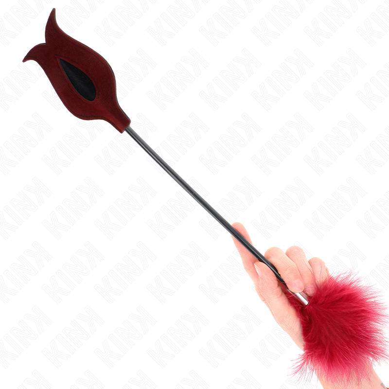 KINK solletica piume con paddle a forma di rosa, 8 cm