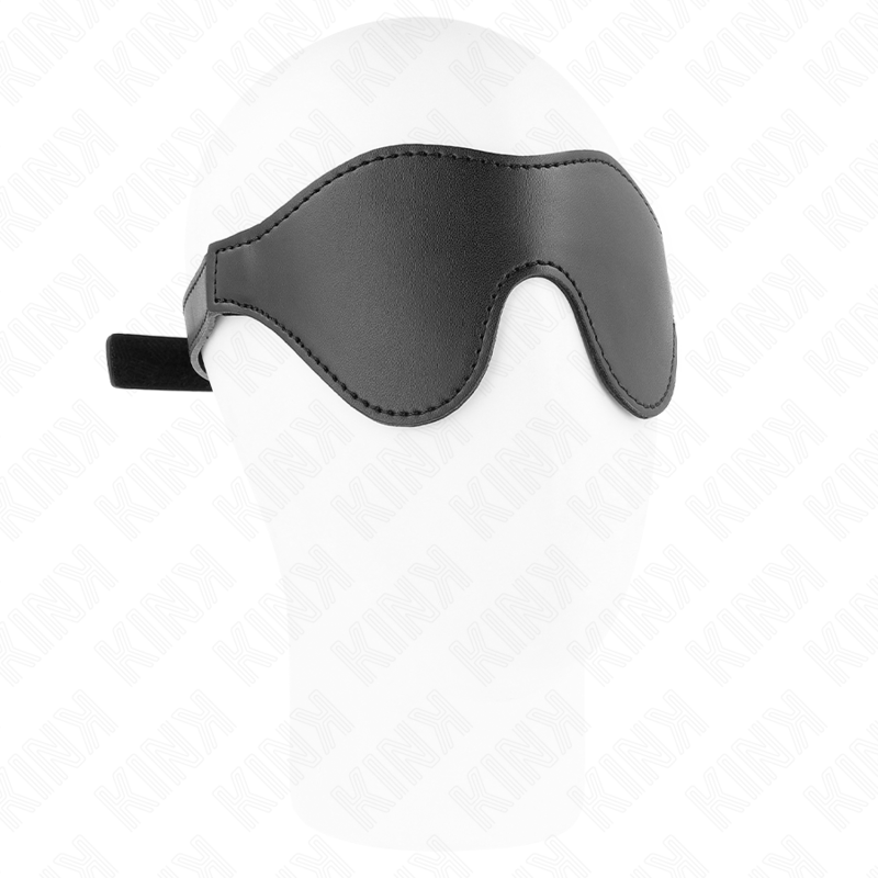 Benda per gli occhi KINK in similpelle con chiusura in velcro